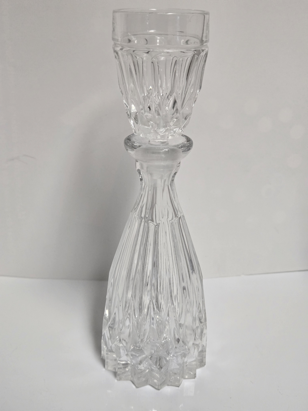 1930’s Barski Bohemia Cut Lead Crystal Mouthwash Decanter